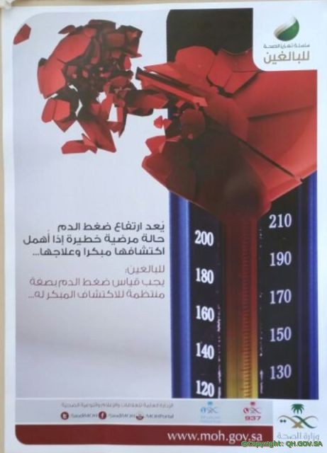 اليوم العالمي لضغط الدم بمركز صحي السيح والحجازية‎
