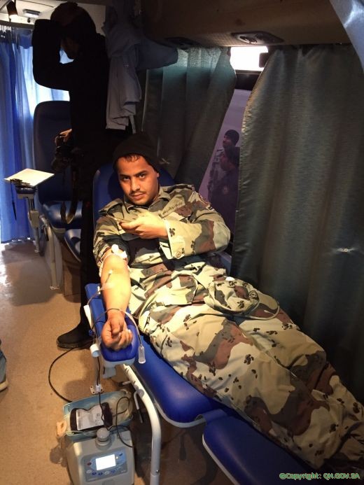 صحة القصيم تقيم حملة للتبرع بالدم بمقر قوات المهام الخاصة