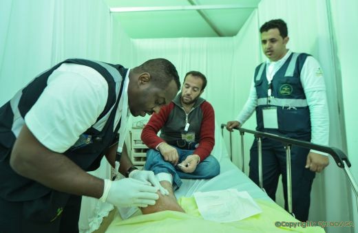 ” مركز الطوارئ والأزمات ” بمخيم #ربيعنا_صحي يباشر 43 حالة طارئة