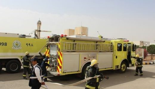 خطة فرضية لحريق وهمي بمستشفى رياض الخبراء