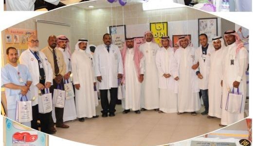 مدير قطاع الصحة العامة بمحافظة عنيزة يدشن معرض يوم التمريض الخليجي 2016