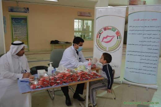 مستشفى عيون الجواء يقيم الاسبوع الخليجي لتعزيز صحة الفم والاسنان