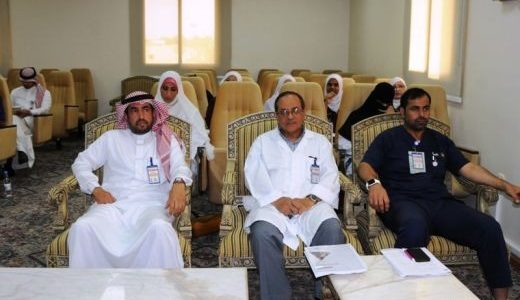 مستشفى الملك سعود بعنيزة ينظم دورة الستة سيجا (الحزام الاسود)