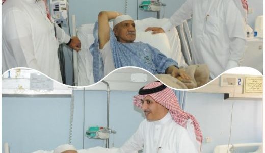 محافظ عنيزة اطمأن على صحة الشيخ البسام بمستشفى الملك سعود