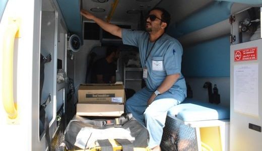 سيارة إسعاف حديثة ومجهزة لمستشفى بريدة المركزي