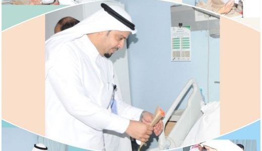 مسؤولوا مستشفى الملك سعود بعنيزة زاروا المرضى المنومين واطمأنوا على حالتهم الصحية