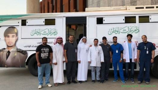 73 متبرعاً للدم في مستشفى الرس العام