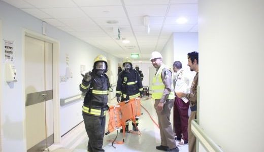 مستشفى المذنب العام ينفذ تجربة فرضية حريق بأقسام المستشفى ..